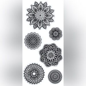 Inkadinkado Decorative Doilies Stamp Set